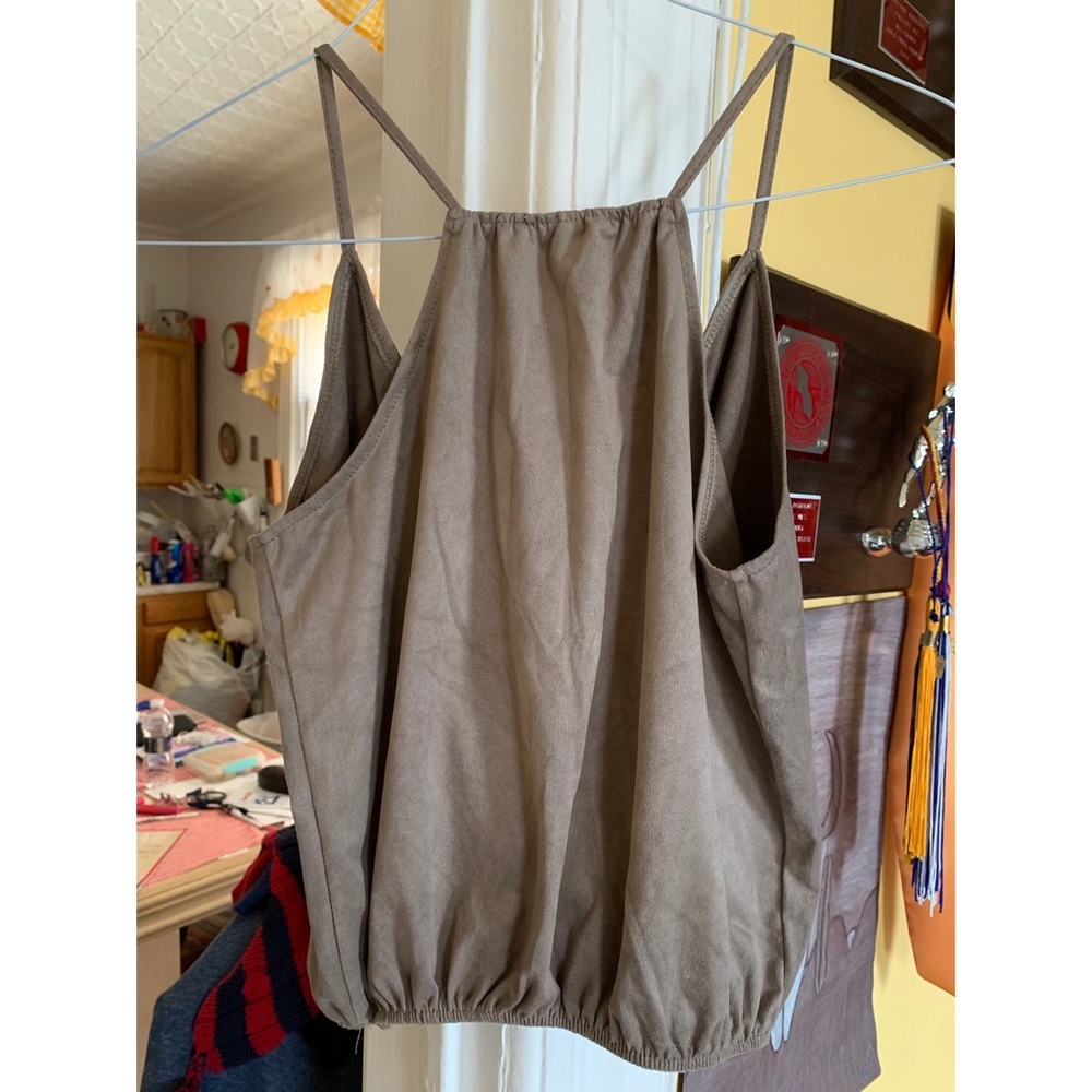 Tan Racerback Top - Picture 2 of 4